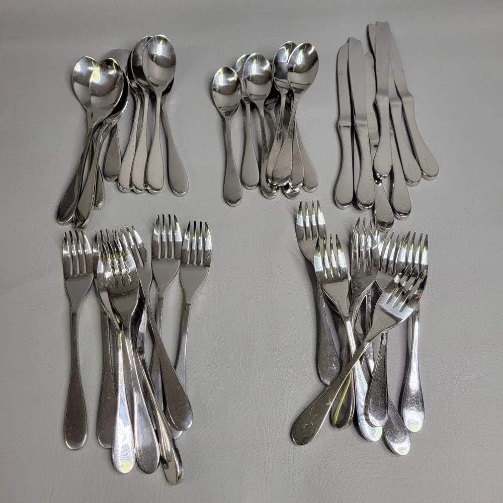 Knork Stainless Flatware Cutlery Collection Set 40 pc.